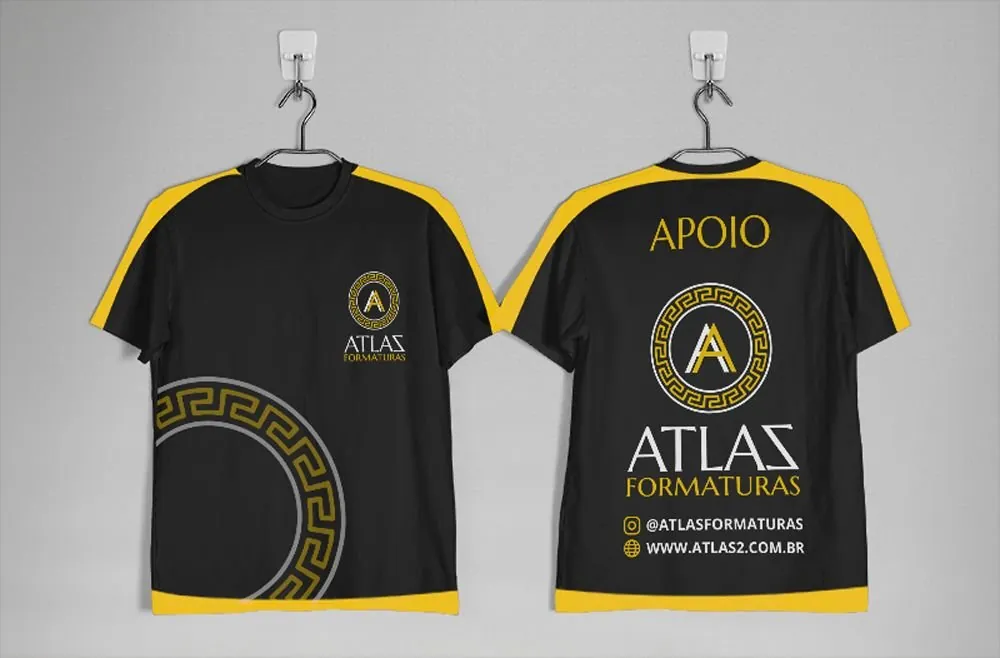 Atlas Formaturas — uniforme e aplicação