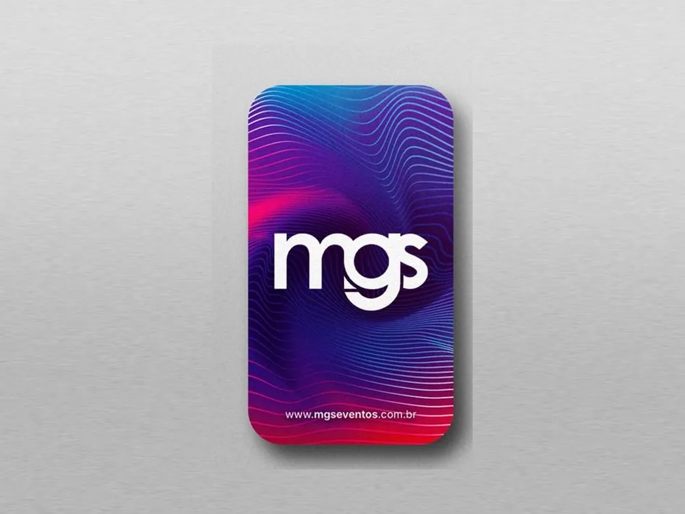 MGS Eventos — identidade e cartão