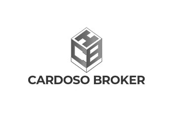 Logo da Cardoso Broker em preto e branco