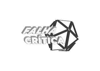 Logo da Falha Crítica em preto e branco