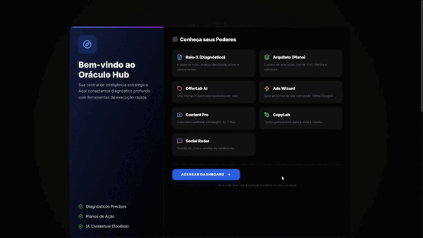 Dashboard de Consultoria Oráculo