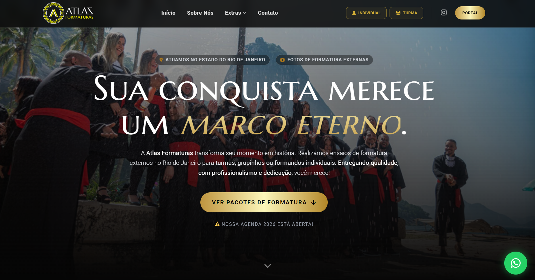 Site Atlas Formaturas