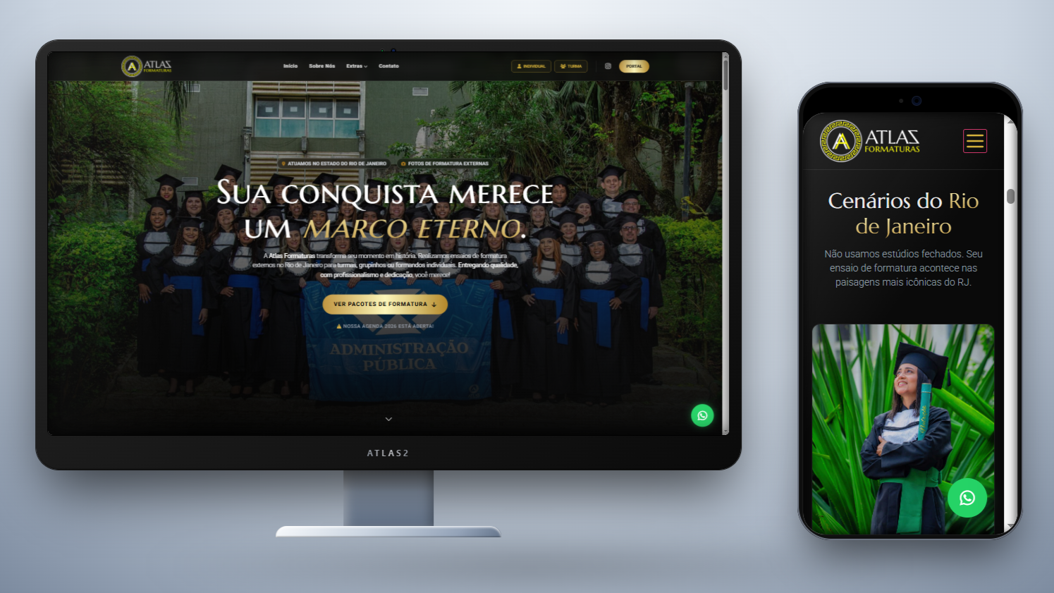 Site Atlas Formaturas