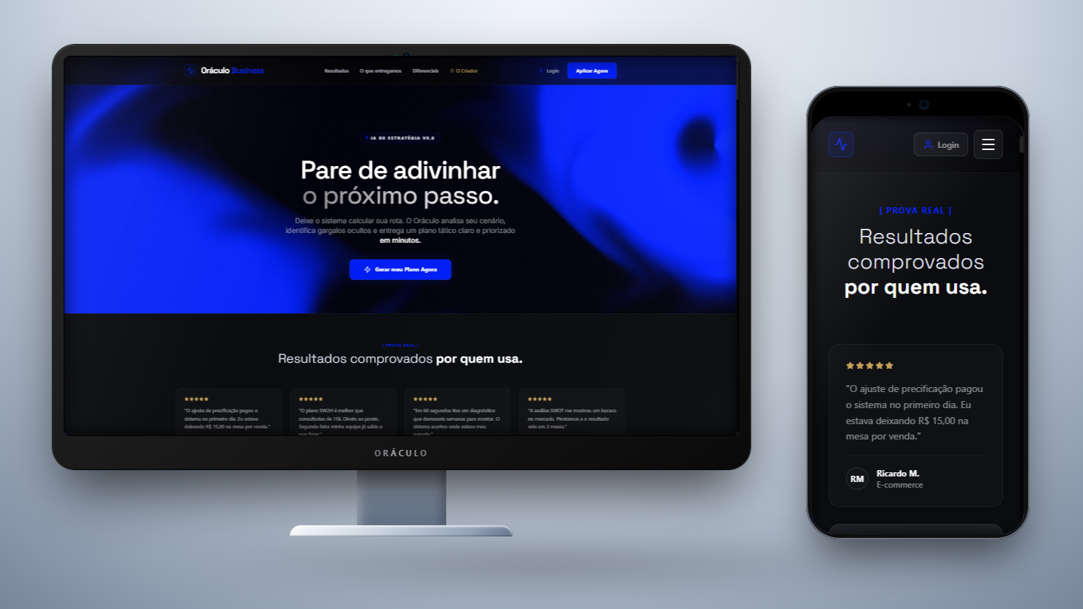 Site Oráculo Business